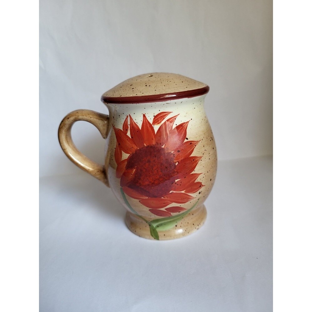 Pfaltzgraff Stovetop Large Spice Shaker Stopper Evening Sun Sunflower